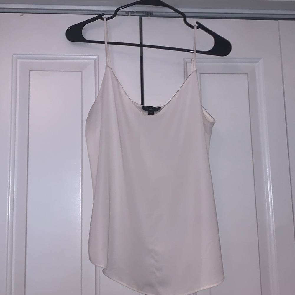 J. Crew white tank top size 0